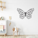 Vinyl Wall Art Decal - Geometric Butterfly Outline - 23" x 36" - Home Decor Sticker Decals - Living Room Bedroom Nursery Playroom (23" x 36"; Black) 2
