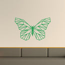 Vinyl Wall Art Decal - Geometric Butterfly Outline - 23" x 36" - Home Decor Sticker Decals - Living Room Bedroom Nursery Playroom (23" x 36"; Green) 1