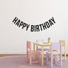 Vinyl Wall Art Decals - Happy Birthday - Best Wishes Celebrate Home Work Place Stencil Adhesives - Fun Happy Decal for Office Living Room Bedroom Dorm Room Decor 5