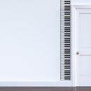 Vinyl Wall Art Decal - Large Piano Keys Design - Decoration Vinyl Sticker - Unisex Musician Wall Art Decal - Modern Music Instrument Decal - Indoor Outdoor Stencil Adhesive 2