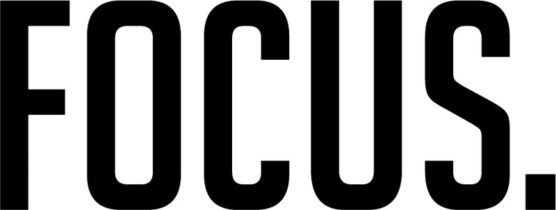 Vinyl Wall Art Decal - Focus. - 2" x 5" - Laptop Skin Motivational Decal - Small Removable Waterproof Stencil Adhesive for Home Office Mirror Window Car Bumper Sticker (2" x 5"; Black Text) 4