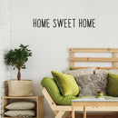 Vinyl Wall Art Decal - Home Sweet Home - 6" x 40" Decoration Wall Art Adhesive Sticker - Serene Happy Home Signs Wall Decor - Peel Off Vinyl Stickers for Walls Doors Windows Vinyl Art 3