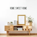 Vinyl Wall Art Decal - Home Sweet Home - 6" x 40" Decoration Wall Art Adhesive Sticker - Serene Happy Home Signs Wall Decor - Peel Off Vinyl Stickers for Walls Doors Windows Vinyl Art 2