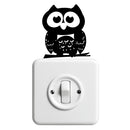 Vinyl Wall Art Decal - Little Owl - - Cute Animal Decor For Light Switch Window Mirror Luggage Car Bumper Laptop Computer Peel And Stick Skin Sticker Designs 3