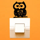 Vinyl Wall Art Decal - Little Owl - 4" x 3.5" - Cute Animal Decor for Light Switch Window Mirror Luggage Car Bumper Laptop Computer Peel and Stick Skin Sticker Designs 2