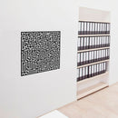 Vinyl Wall Art Decal - Labyrinth - 23" x 23" - Modern Contemporary Maze Design - Trendy Decor for Home Living Room Bedroom Office Workplace Peel Off Vinyl Stickers (23" x 23"; Black) 2