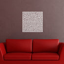 Vinyl Wall Art Decal - Labyrinth - 23" x 23" - Modern Contemporary Maze Design - Trendy Decor for Home Living Room Bedroom Office Workplace Peel Off Vinyl Stickers (23" x 23"; White) 2