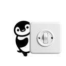 Vinyl Wall Art Decal - Little Penguin - 4.7" x 2" - Cute Animal Decor for Light Switch Window Mirror Luggage Car Bumper Laptop Computer Peel and Stick Skin Sticker Designs 2