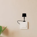 Vinyl Wall Art Decal - Small Lamp - 4" x 3" - Accessory Decor for Light Switch Window Mirror Luggage Car Bumper Laptop Computer Peel and Stick Skin Sticker Designs 1