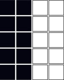 Set of 20 Vinyl Wall Art Decal - Square Patterns - 4.3" x 4.3" Each - Minimalist Vinyl Stickers for Home Apartment Bedroom - Cool Modern Decor for Living Room Workplace Use (4.3" x 4.3" Each; Black) 4