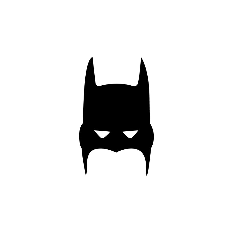 Vinyl Wall Art Decal - Batman - 3" x 2" - Cool Superhero Decor for Light Switch Window Mirror Luggage Car Bumper Laptop Computer Peel and Stick Skin Sticker Designs 1