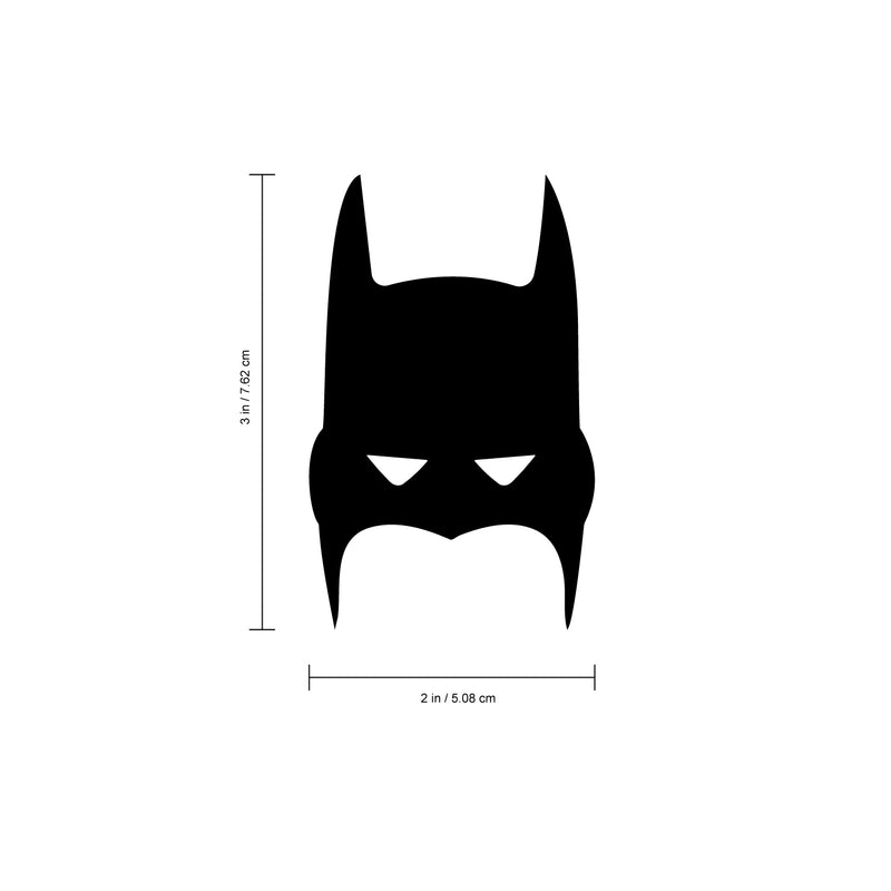 Vinyl Wall Art Decal - Batman - Cool Superhero Decor For Light Switch Window Mirror Luggage Car Bumper Laptop Computer Peel And Stick Skin Sticker Designs 4