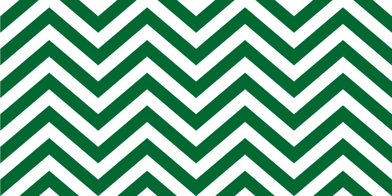 Vinyl Wall Art Decals - Chevron Stripes - 22.5" x 45"- Cool Adhesive Sticker Pattern for Home Office Bedroom Nursery Living Room Apartment - Lifestyle Minimalist Chic Decor (22.5" x 45"; Green) 1