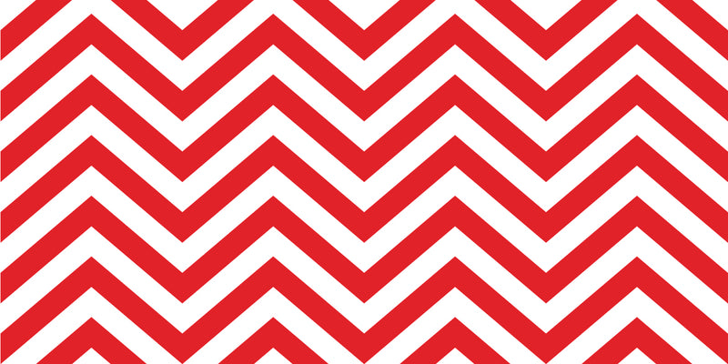 Vinyl Wall Art Decals - Chevron Stripes - 22.5" x 45"- Cool Adhesive Sticker Pattern for Home Office Bedroom Nursery Living Room Apartment - Lifestyle Minimalist Chic Decor (22.5" x 45"; Red) 3