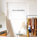 Vinyl Wall Art Decal - Perspective - 2. Home Living Room Bedroom Office Sticker Decor - Modern Peel and Stick Inspirational Life Business Dorm Room Quote Decals 3