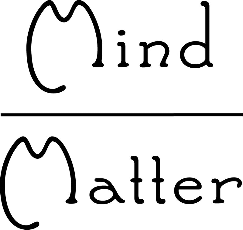Vinyl Wall Art Decal - Mind Over Matter - Positive Bedroom Living Room Home Decoration - Motivational Wall Home Apartment Decor Sticker (23" x 23"; Black) 1