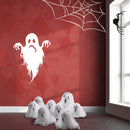 Vinyl Wall Art Decal - Sad Ghost - Fun Spooky Halloween Seasonal Movie Props Sticker - Kids Teens Adults Indoor Outdoor Wall Door Window Living Room Office Decor (27" x 20"; Black) 5