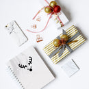 Vinyl Wall Art Decal - Little Reindeer Face - 3.4" x 4" - Christmas Holiday Seasonal Sticker - Indoor Outdoor Wall Door Window Laptop Door Car Bumper Sticker Luggage Decals (3.4" x 4"; Black) 2