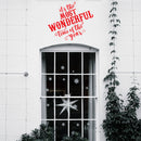 Vinyl Wall Art Decal - It’s The Most Wonderful Time of The Year - 23" x 27" - Christmas Seasonal Holiday Sticker - Indoor Outdoor Home Office Wall Window Bedroom Workplace Decals (23" x 27"; Red) 3