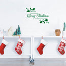 Vinyl Wall Art Decal  - We Wish You A Merry Christmas - 22.5" x 32" - Christmas Holiday Seasonal Sticker - Indoor Home Apartment Wall Door Window Bedroom Workplace Decor Decals 2