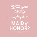 Thank You Wine Bottle Vinyl Sticker Decal - Will You Be My Maid of Honor - 5" x 4" - Unique Party Favor Holiday Season Family Reunion Employee Appreciation Gift 4