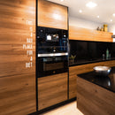 Vinyl Art Wall Decal - This is A Bad Place for A Diet - 30" x 6" - Funny Modern Food Dining Room Kitchen Quotes - Witty Jokes for Home Workplace Cafe Restaurant Eatery Decals (30" x 6"; White) 3