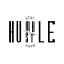 Vinyl Wall Art Decal - Stay Humble Hustle Hard - Modern Motivational Home Bedroom Apartment Decor - Inspirational Indoor Outdoor Living Room Office Work Quotes 1