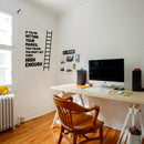 Vinyl Wall Art Decal - If You’re Hitting Your Marks That Means You Didn’t Set Them High Enough - 29" x 22" - Motivational Home Bedroom Apartment Workplace Decor - Living Room Office Work Quotes 3