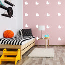 Set of 12 Vinyl Wall Art Decal - Little Ducks - 5" x 5" Each - Cute Fun Home Indoor Outdoor Bedroom Living Room Apartment Nursery - Shower Bath Time Nursery Playroom Decor (5" x 5" Each; White) 2