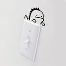 Vinyl Wall Art Decal - Little Dinosaur - 2. - Cute Animal Decor For Light Switch Window Mirror Luggage Car Bumper Laptop Computer Home Bedroom Living Room Nursery Playroom Designs 3