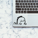 Vinyl Wall Art Decal - Little Dinosaur - 2.5" x 3.5" - Cute Animal Decor for Light Switch Window Mirror Luggage Car Bumper Laptop Computer Home Bedroom Living Room Nursery Playroom Designs 4