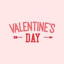 Valentines Day Vinyl Wall Art Decal - Valentine’s Day - 11" x 25" - Modern Arrow Quote Home Living Room Bedroom Sticker - Trendy Indoor Outdoor Apartment Office Work Store Decor (11" x 25"; Red) 2