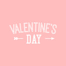 Valentines Day Vinyl Wall Art Decal - Valentine’s Day - 11" x 25" - Modern Arrow Quote Home Living Room Bedroom Sticker - Trendy Indoor Outdoor Apartment Office Work Store Decor (11" x 25"; White) 1