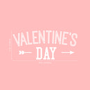Valentines Day Vinyl Wall Art Decal - Valentine’s Day - 11" x 25" - Modern Arrow Quote Home Living Room Bedroom Sticker - Trendy Indoor Outdoor Apartment Office Work Store Decor (11" x 25"; White) 2