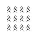 Set of 12 Vinyl Wall Art Decals - Arrows - 8" x 4" Each - Modern Sticker Pattern For Home Office Bedroom Nursery Living Room - Urban Lifestyle Minimalist Playroom Apartment Decor (8" x 4" each; Black) 1