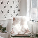 Set of 12 Vinyl Wall Art Decals - Arrows - 8" x 4" Each - Modern Sticker Pattern For Home Office Bedroom Nursery Living Room - Urban Lifestyle Minimalist Playroom Apartment Decor (8" x 4" each; Black) 3