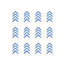 Set of 12 Vinyl Wall Art Decals - Arrows - Each - Modern Sticker Pattern For Home Office Bedroom Nursery Living Room - Urban Lifestyle Minimalist Playroom Apartment Decor (each; Black) 2