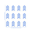 Set of 12 Vinyl Wall Art Decals - Arrows - 8" x 4" Each - Modern Sticker Pattern For Home Office Bedroom Nursery Living Room - Urban Lifestyle Minimalist Playroom Apartment Decor (8" x 4" each; Black) 3