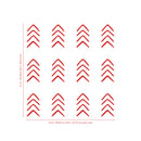 Set of 12 Vinyl Wall Art Decals - Arrows - 8" x 4" Each - Modern Sticker Pattern For Home Office Bedroom Nursery Living Room - Urban Lifestyle Minimalist Playroom Apartment Decor (8" x 4" each; Black) 4