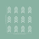 Set of 12 Vinyl Wall Art Decals - Arrows - 8" x 4" Each - Modern Sticker Pattern For Home Office Bedroom Nursery Living Room - Urban Lifestyle Minimalist Playroom Apartment Decor (8" x 4" each; White) 4