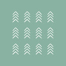 Set of 12 Vinyl Wall Art Decals - Arrows - 8" x 4" Each - Modern Sticker Pattern For Home Office Bedroom Nursery Living Room - Urban Lifestyle Minimalist Playroom Apartment Decor (8" x 4" each; White) 1