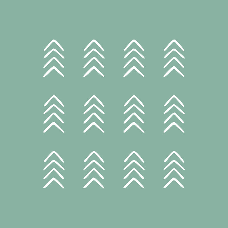 Set of 12 Vinyl Wall Art Decals - Arrows - 8" x 4" Each - Modern Sticker Pattern For Home Office Bedroom Nursery Living Room - Urban Lifestyle Minimalist Playroom Apartment Decor (8" x 4" each; White) 1