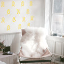 Set of 12 Vinyl Wall Art Decals - Arrows - 8" x 4" Each - Modern Sticker Pattern For Home Office Bedroom Nursery Living Room - Urban Lifestyle Minimalist Playroom Apartment Decor (8" x 4" each; Black) 4