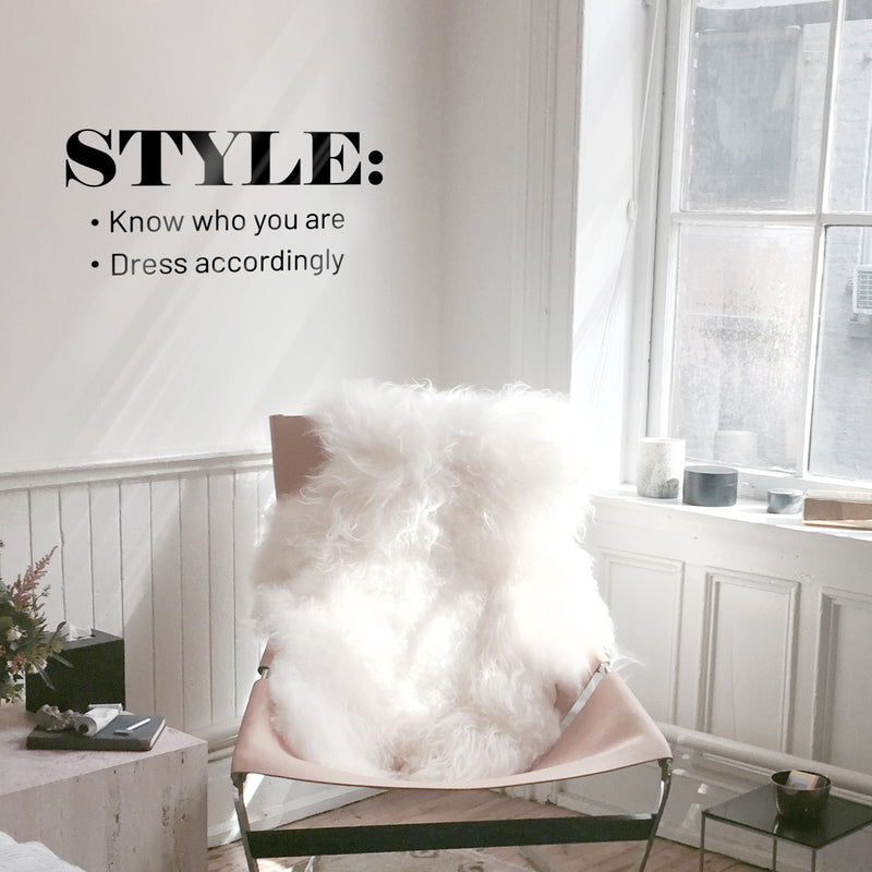 Vinyl Wall Art Decal - Style Definition - Positive Motivational Life Quote For Home Bedroom Office Decor - Modern Encouraging Workplace Apartment Living Room Quotes 3