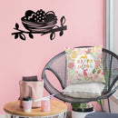 Easter Day Vinyl Wall Art Decal - Easter Egg Nest - Resurrection Sunday Pascha Holiday Modern Cute Home Living Room Bedroom Apartment Office Work Decor (13" x 23"; Black) 2