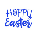 Easter Day Vinyl Wall Art Decal - Hoppy Easter - - Resurrection Sunday Pascha Holiday Modern Church Home Living Room Bedroom Apartment Nursery Office Work Decor (; Black) 2