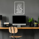 Vinyl Wall Art Decal - I Am In Charge Of How I Feel And Today I Am Choosing Happiness - 30" x 23" - Inspirational Home Bedroom Office Workplace Apartment Living Room Quote Decor (30" x 23"; White) 3