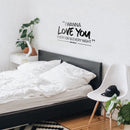 Vinyl Wall Art Decal - I Wanna Love You Every Day And Every Night - Bob Marley Quote For Love Home Apartment Couples Family Bedroom Bathroom Living Room Adhesive Decor 3