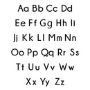 Vinyl Wall Art Decal - Set of Abc’s Alphabet Letters - 27.5" x 22.5" - Educational Kids Learning Home Apartment Bedroom Playroom Classroom Homeschool Preschool Kindergarten (27.5" x 22.5"; Black) 1