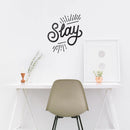 Vinyl Wall Art Decal - Slay - 24. Chic Modern Urban Home Bedroom Office Living Room Quote - Trendy Motivational Workplace Apartment Indoor Outdoor Work Decoration (24.6" x 34"; Black) 3